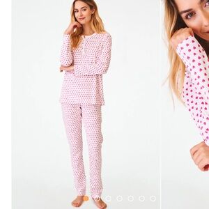 NWT Roller Rabbit Hearts Pajamas